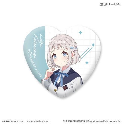 『学園アイドルマスター』トレーディングハート型缶バッジ 【全12種】(BOX)【202509再販】